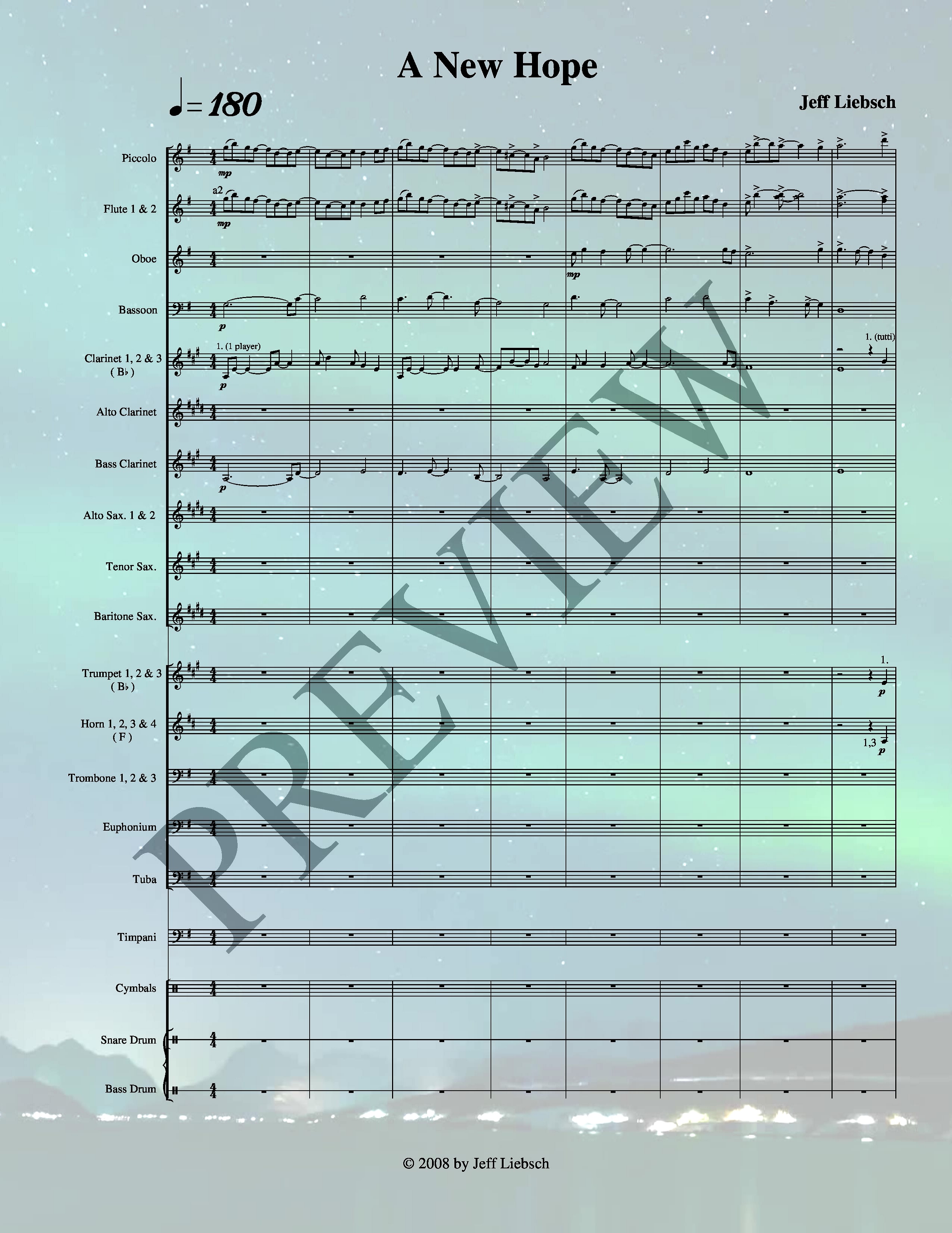 A New Hope (Concert Band)